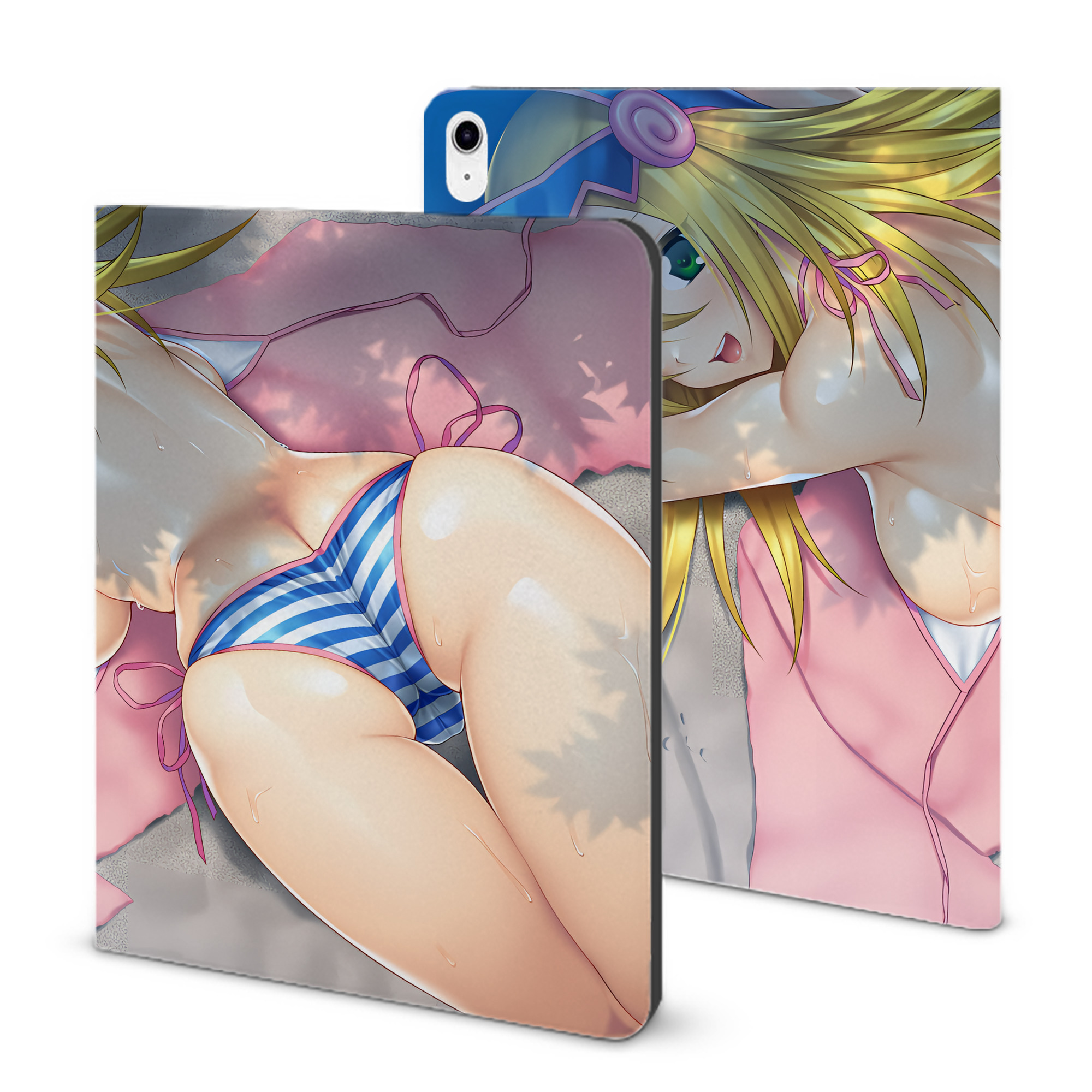（画像用） 遊☆戯☆王 Yu-Gi-Oh! IPad ケース ブック型 PUレザー TPU 耐衝撃 軽量 薄型 ペン収納なし 全面保護 IPad 各モデル対応